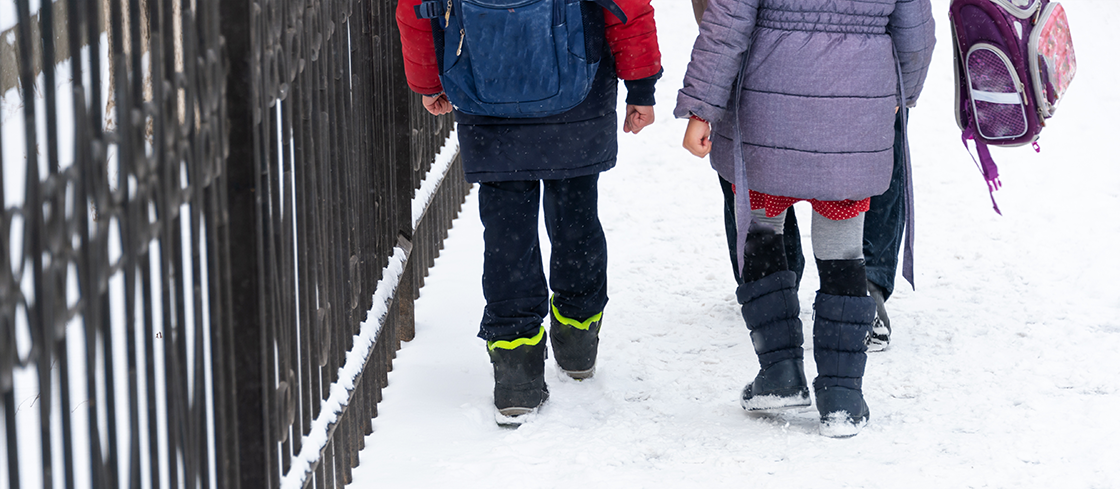 Children Walking Image